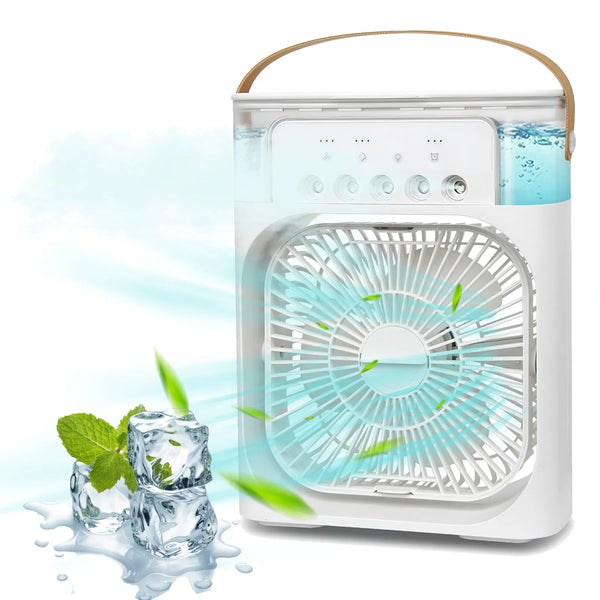 Mini Ventilateur d'Air Climatiseur Portable 4 en 1