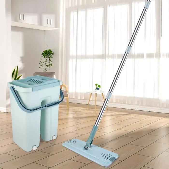 Smart Mop Compact – Balai à tête Extra Large et pivotante 360°